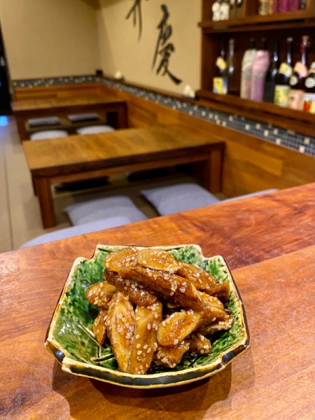 新ごぼうの甘辛煮